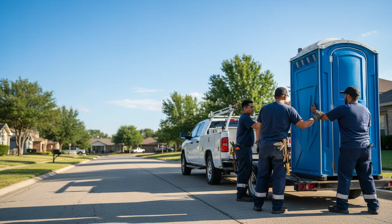Portable Toilet Rental in Rentiesville, OK near me